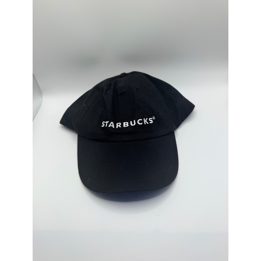 Starbucks Barista Employee Uniform Hat Black Cotton Adjustable Baseball Cap